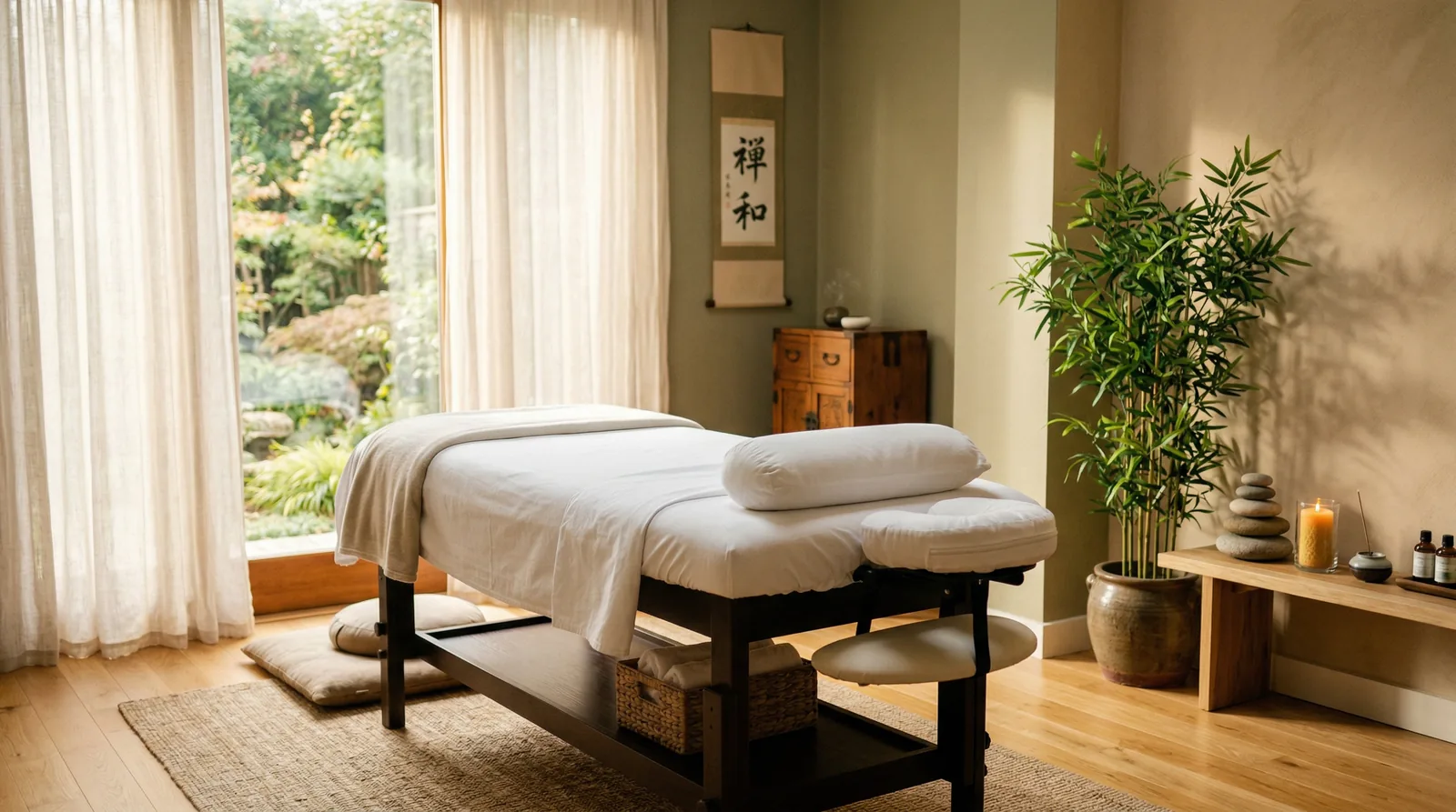 Serene shiatsu therapie ruimte